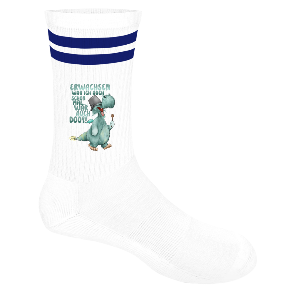 Socken mit Streifen Erwachsen war ich auch schon mal... war auch doof