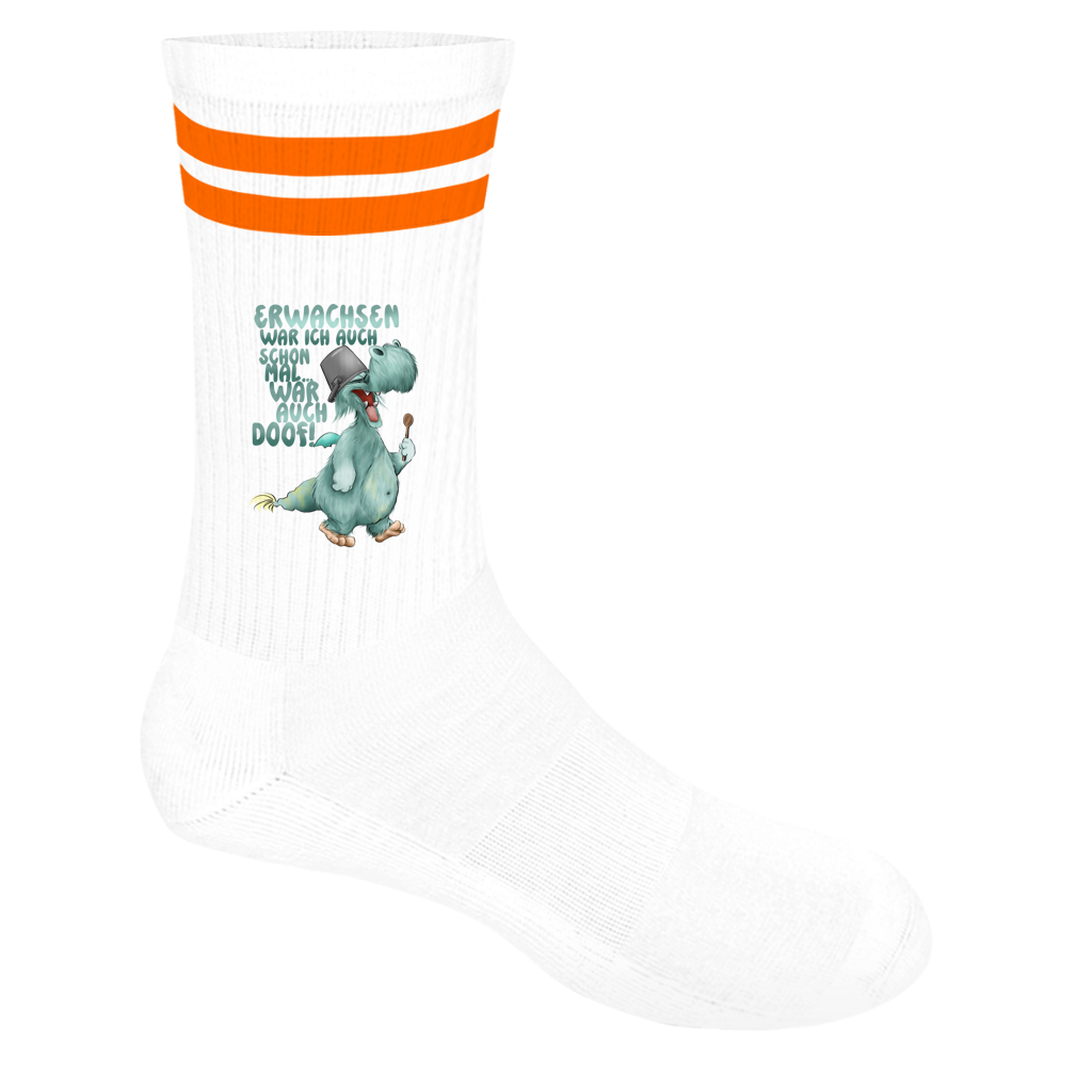 Socken mit Streifen Erwachsen war ich auch schon mal... war auch doof