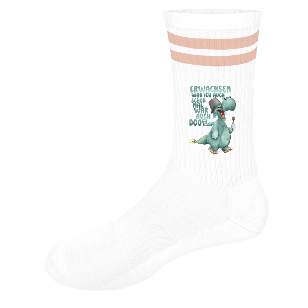 Socken mit Streifen Erwachsen war ich auch schon mal... war auch doof