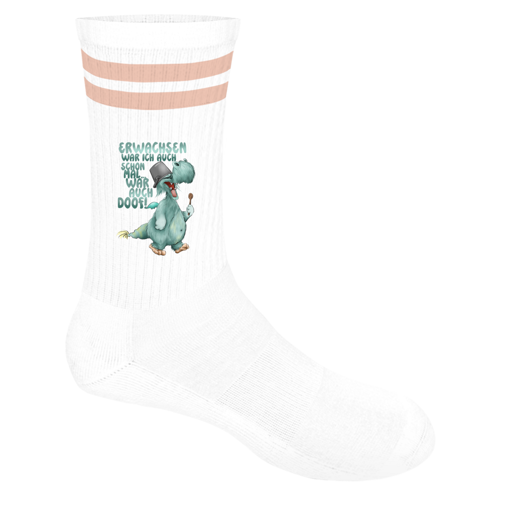 Socken mit Streifen Erwachsen war ich auch schon mal... war auch doof