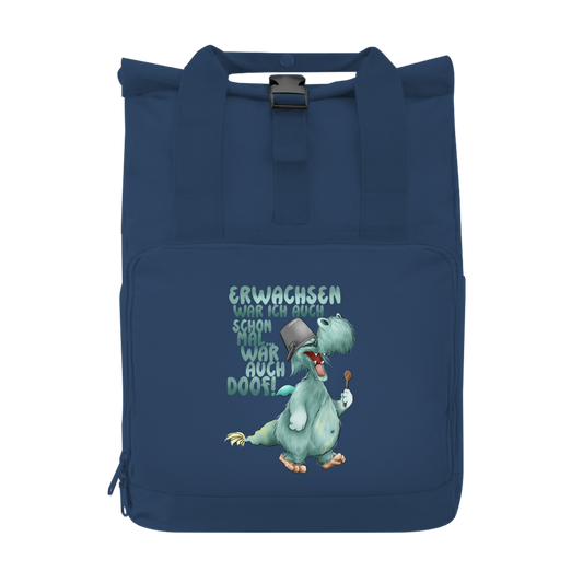 Rucksack mit Seitentasche Erwachsen war ich auch schon mal... war auch doof