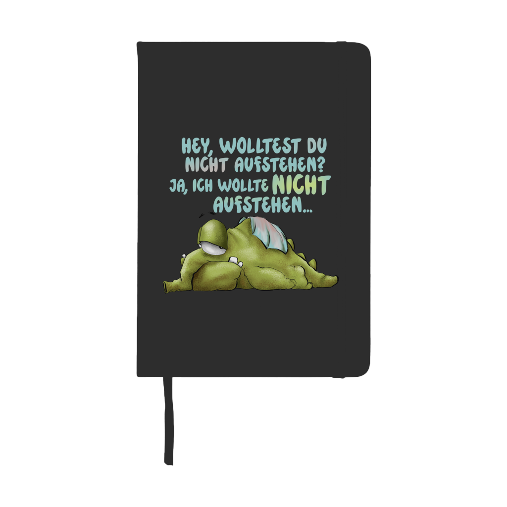 Notizbuch Hey, wolltest du nicht aufstehen? Design 1