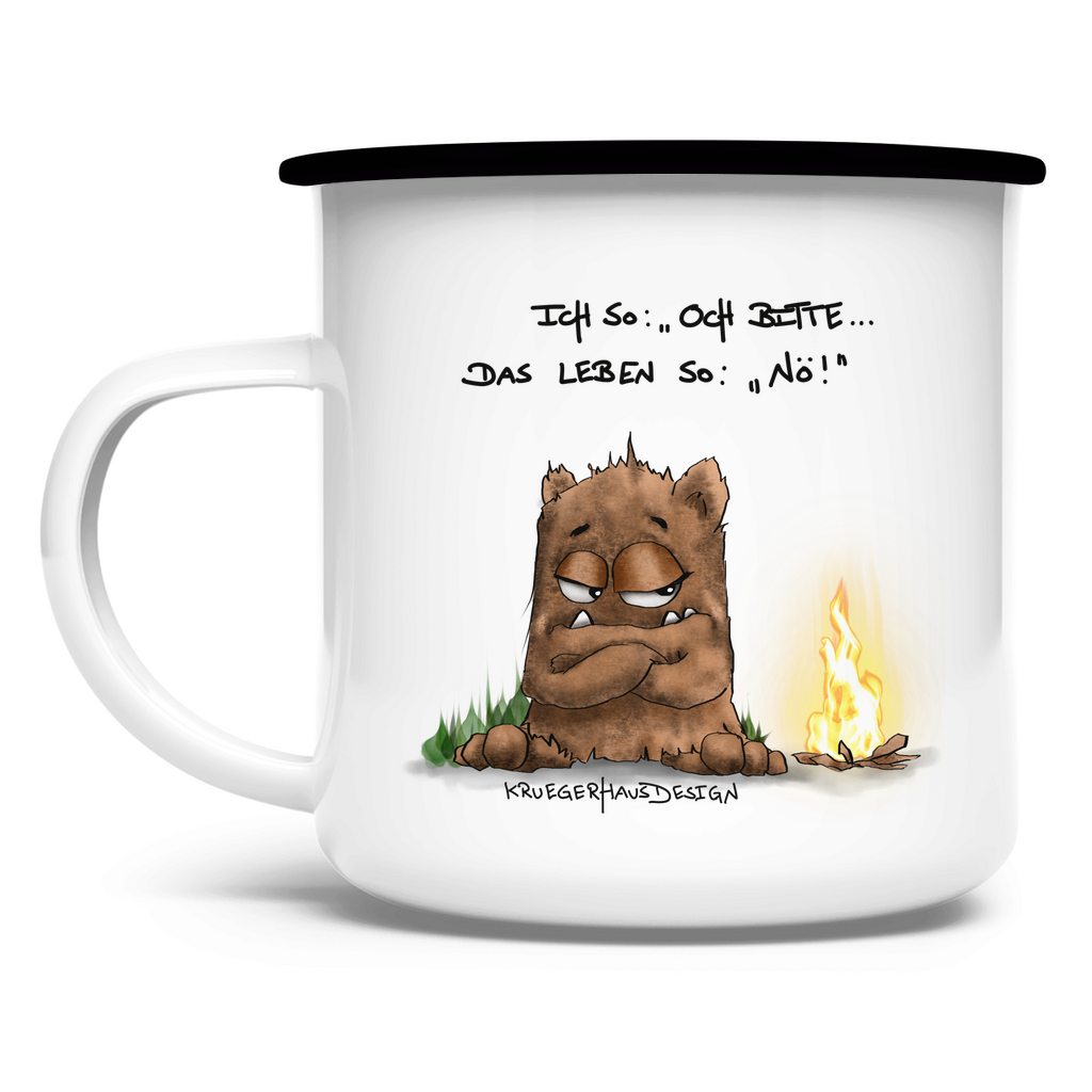 Emaille Tasse Ichso