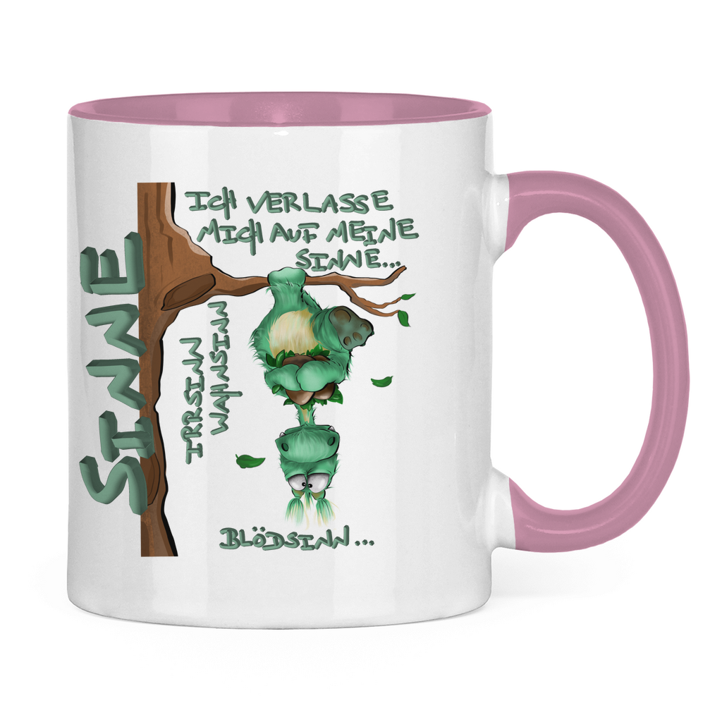 Tasse zweifarbig Sinne