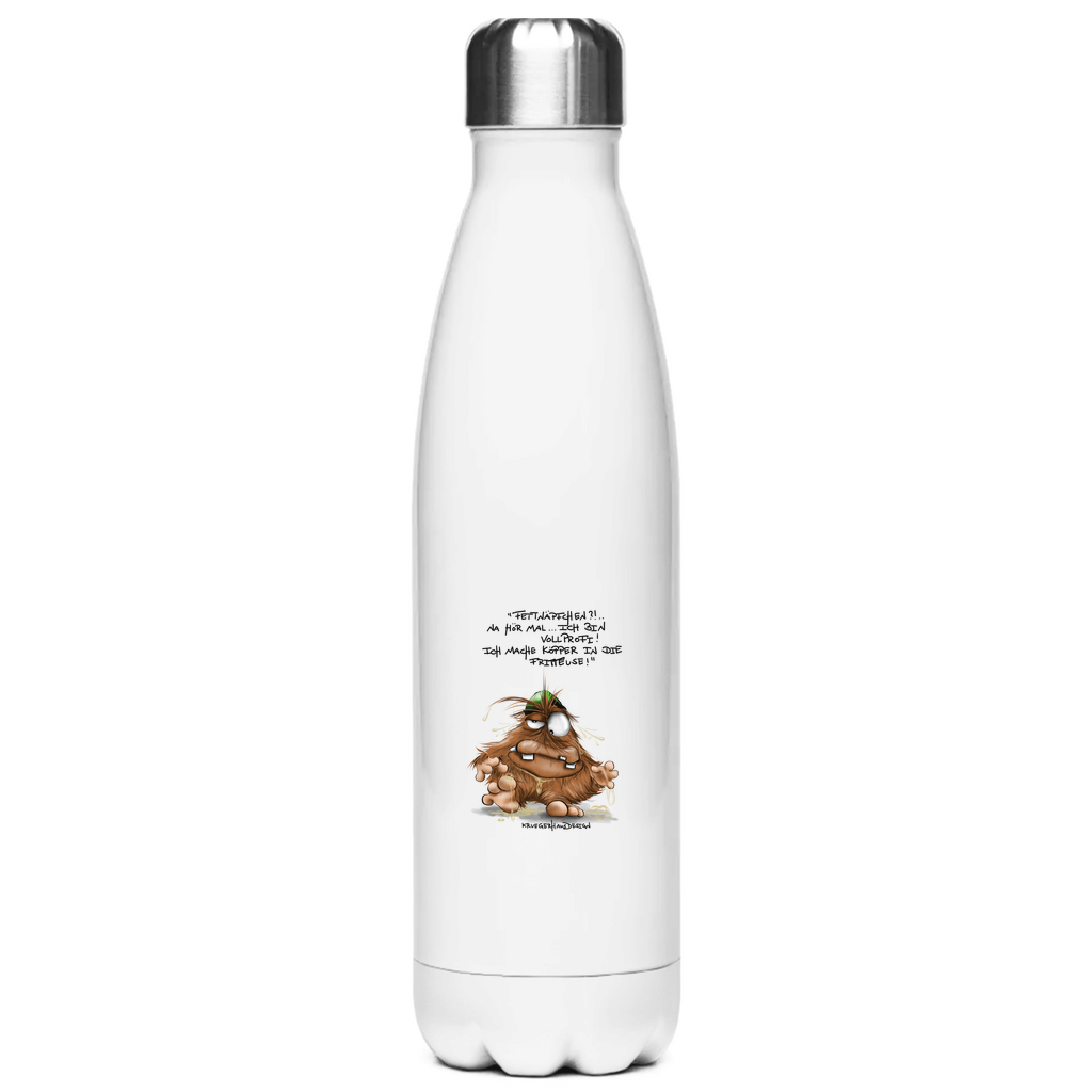 Edelstahl-Thermoflasche Fettnäpfchen? Na hör mal.. Ich bin Vollprofi! Ich ...