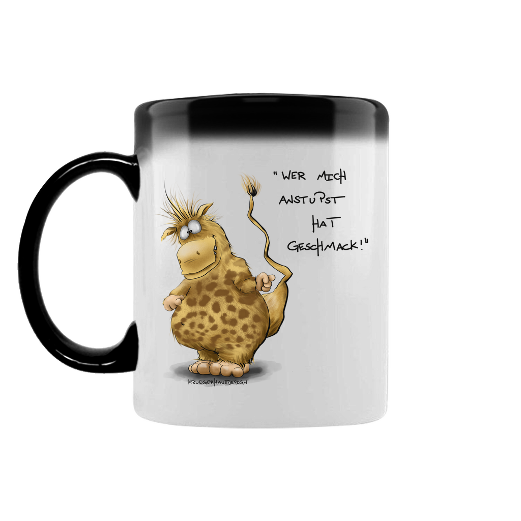 Zaubertasse Wer mich anstupst hat Geschmack!
