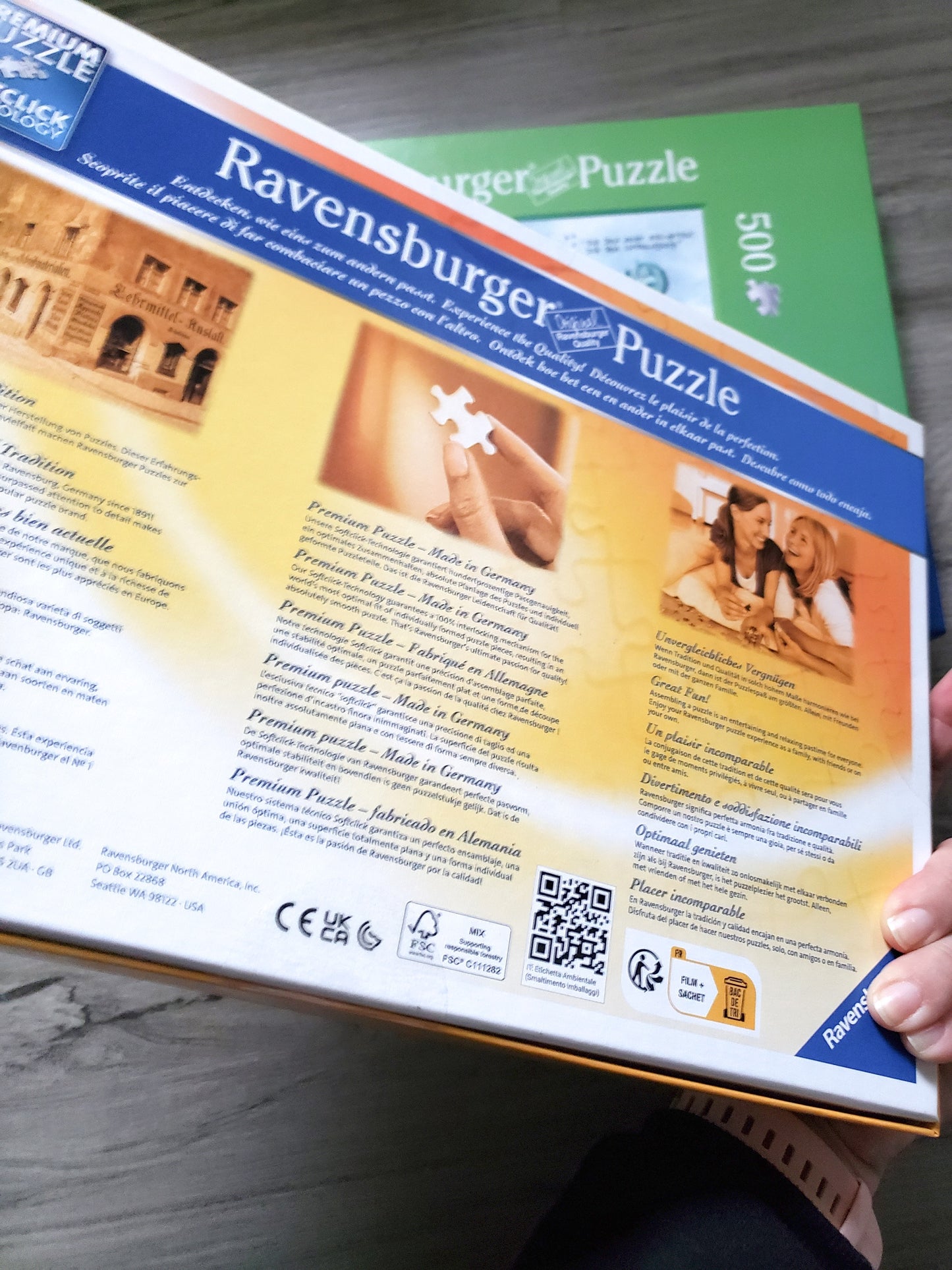 Puzzle 500 Teile Kruegerhausdesign Monster Sprüche gelb 49x36cm