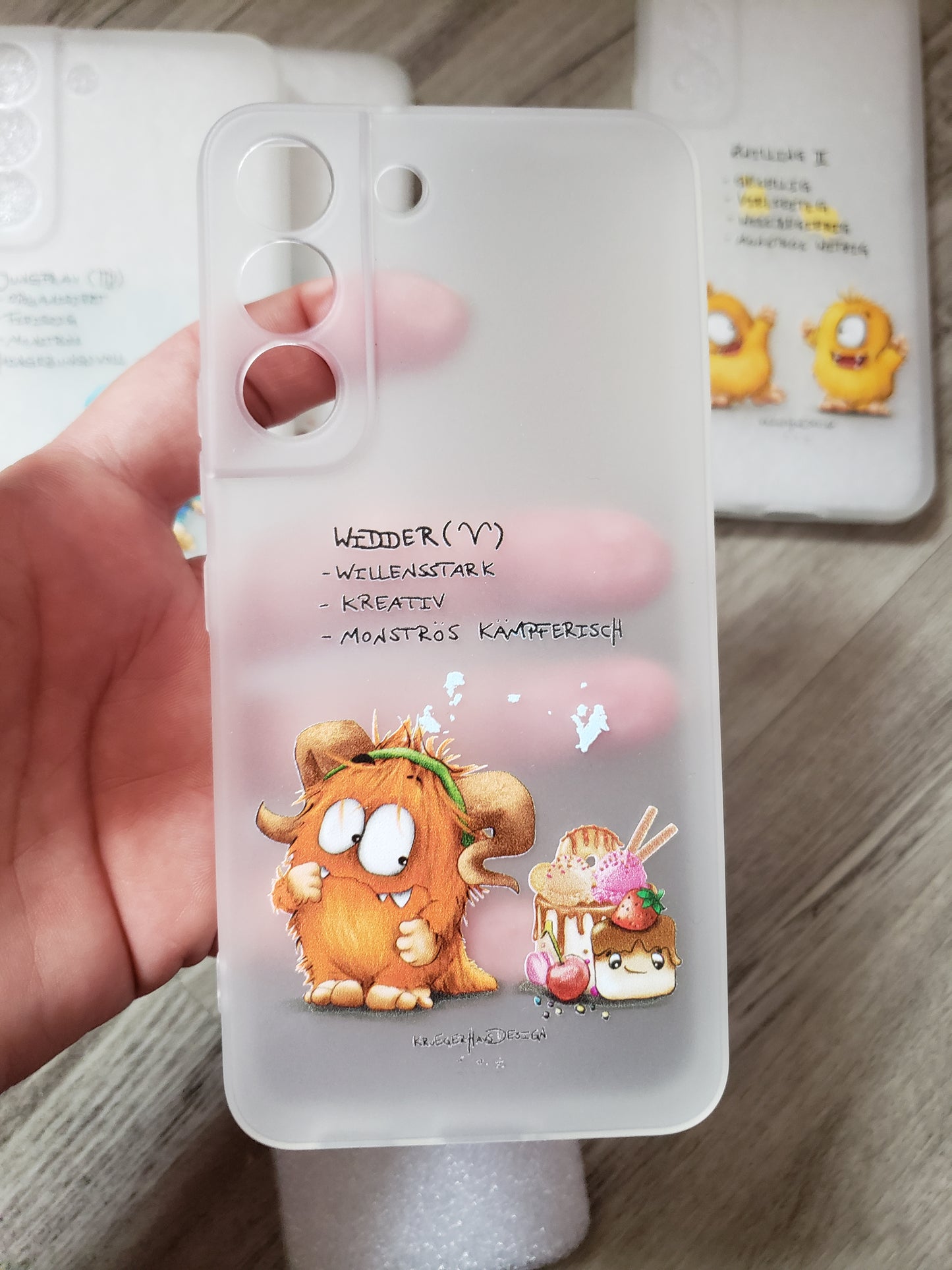 Muster Flexi Case Handyhülle für Galaxy S22plus Sternzeichen Widder