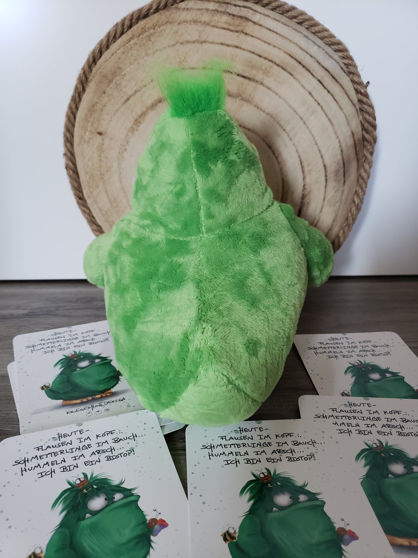 Kruegerhausdesign Stofftier, Plüschtier, Das Biotop Monster mit Flausen im Kopf, Pepe Monster