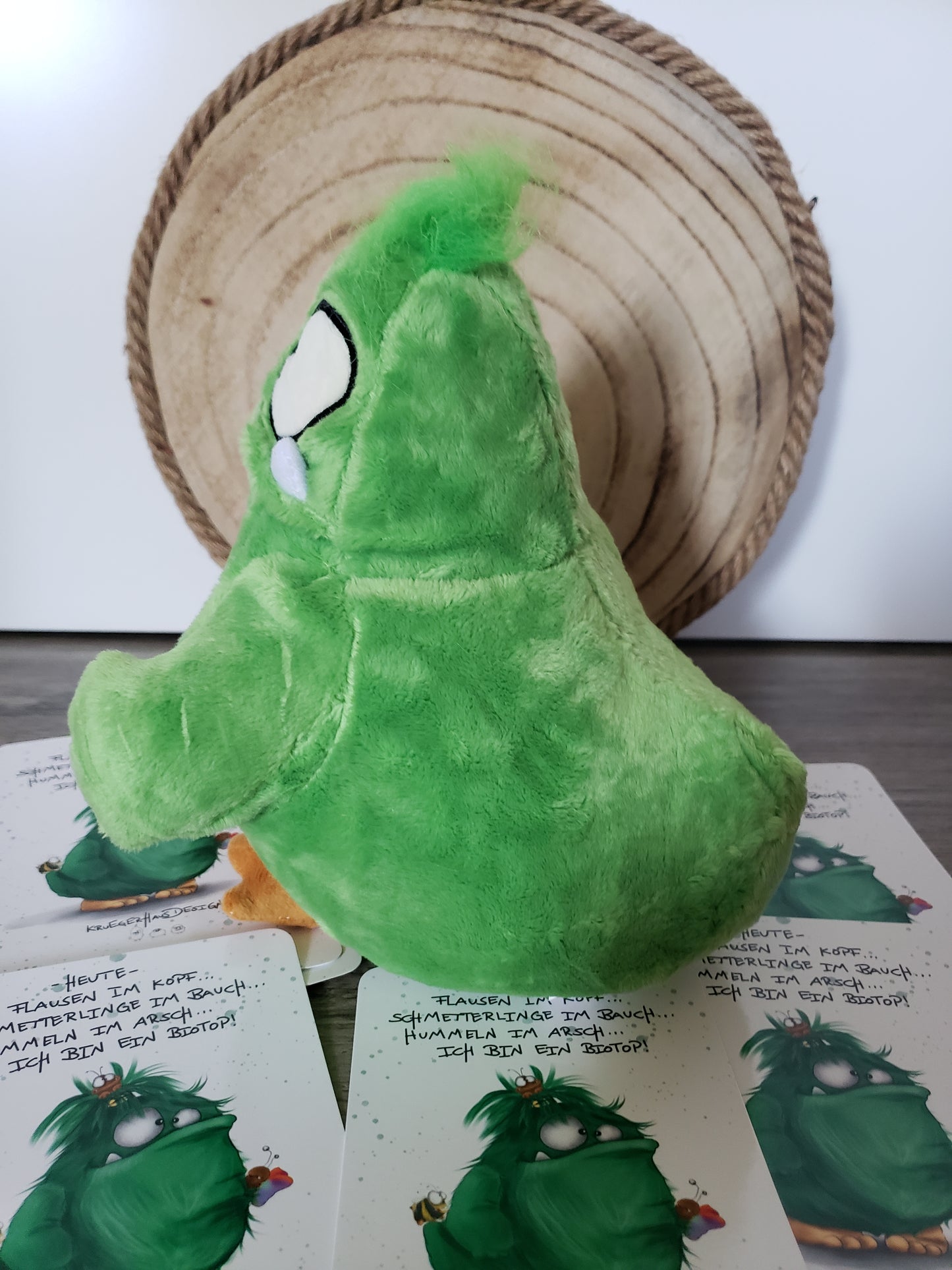 Kruegerhausdesign Stofftier, Plüschtier, Das Biotop Monster mit Flausen im Kopf, Pepe Monster