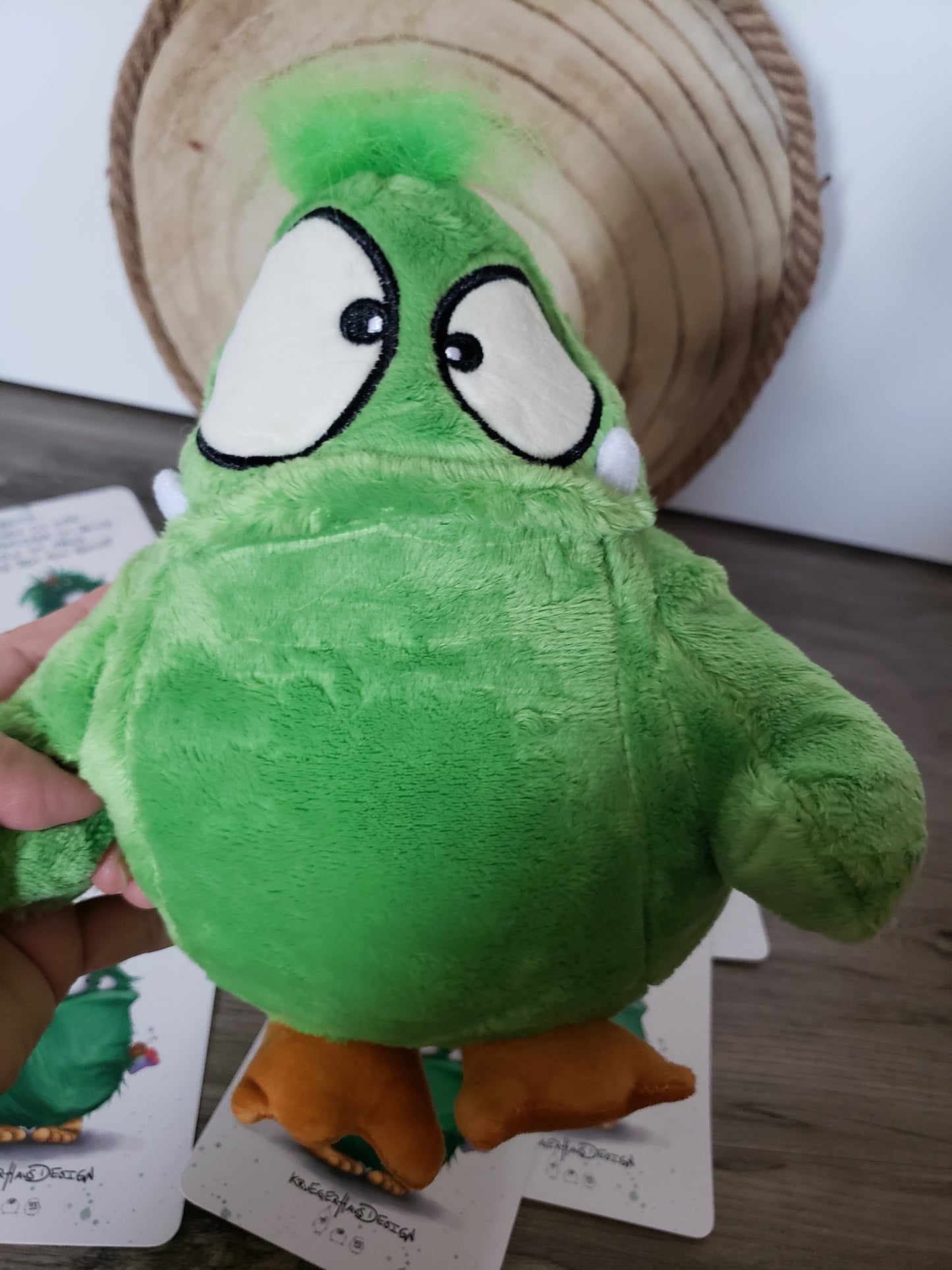 Kruegerhausdesign Stofftier, Plüschtier, Das Biotop Monster mit Flausen im Kopf, Pepe Monster