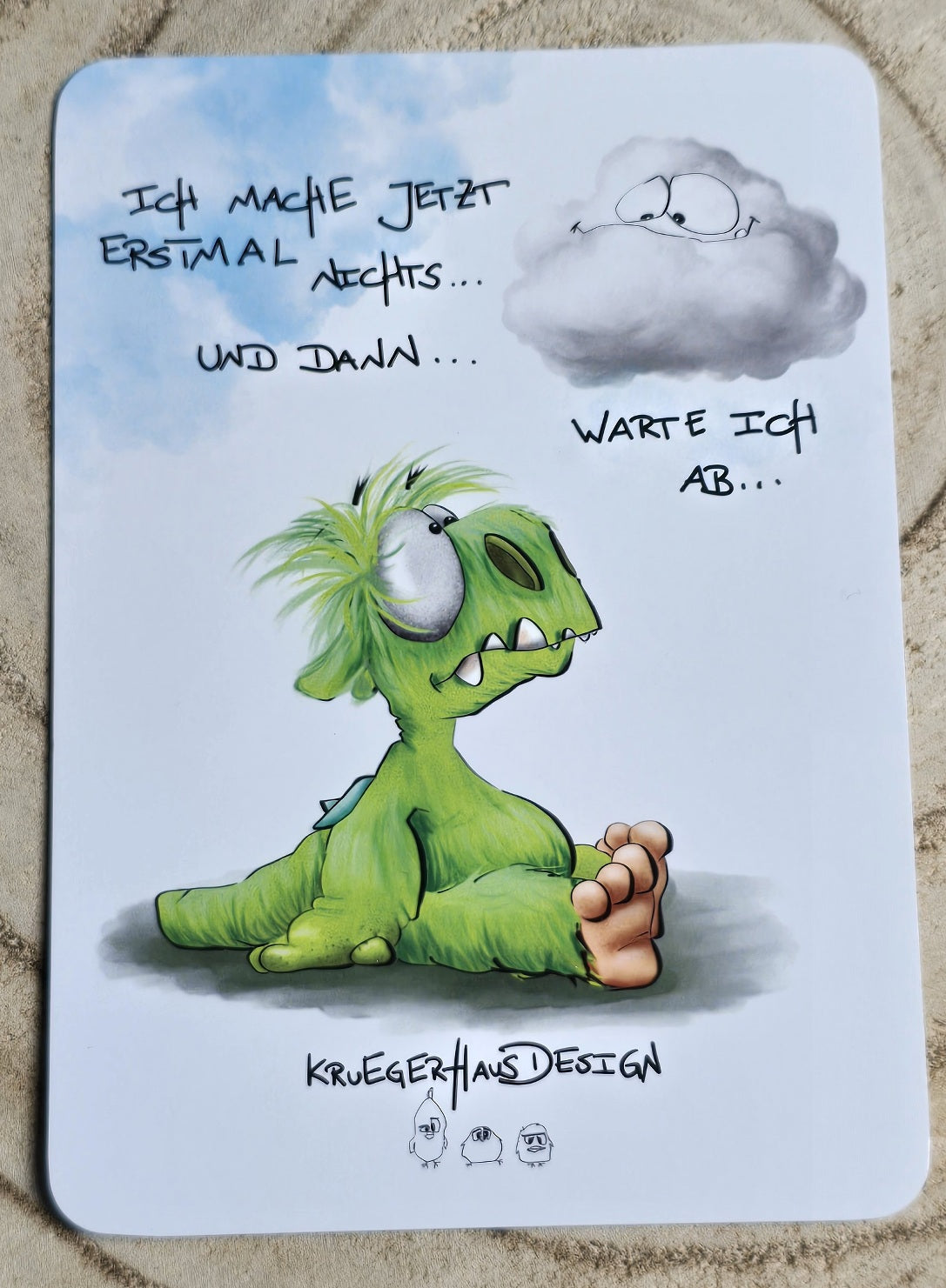 Postkarten Set Monster Kruegerhausdesign Juni 2024, 12 Postkarten