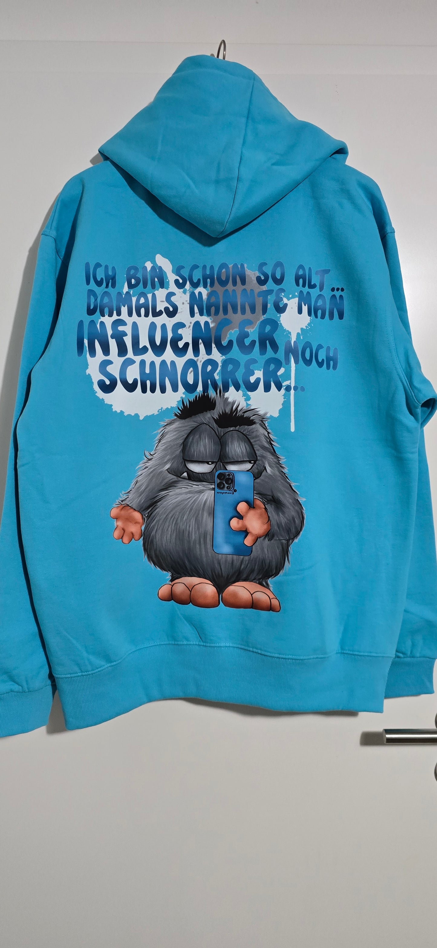 Monster Jacke Türkis Gr. L | Wunschmotiv frei wählbar | FINAL SALE