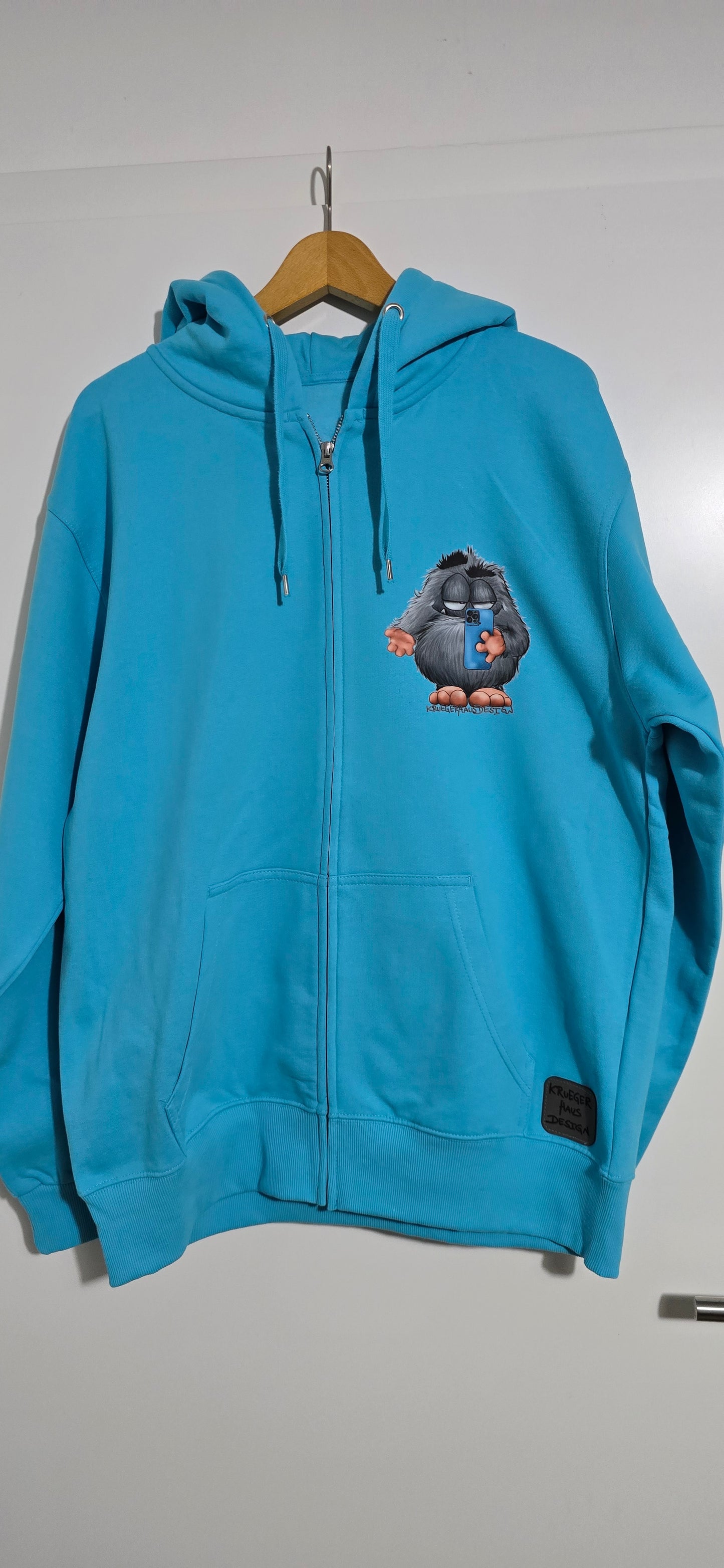 Monster Jacke Türkis Gr. L | Wunschmotiv frei wählbar | FINAL SALE