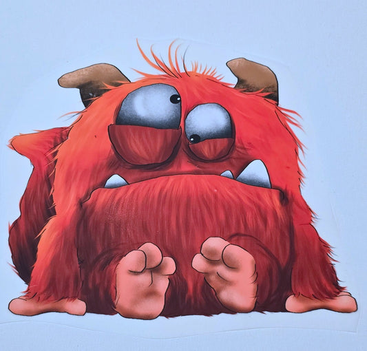 XXL Bügelbild Kruegerhausdesign Monster ...in mich gehe...