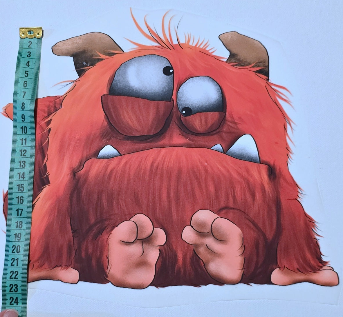 XXL Bügelbild Kruegerhausdesign Monster ...in mich gehe...