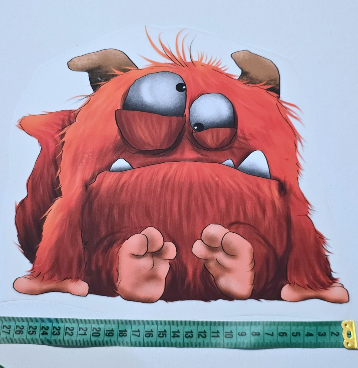 XXL Bügelbild Kruegerhausdesign Monster ...in mich gehe...