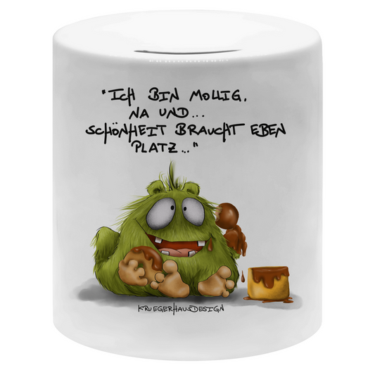Money box Ich bin mollig, na und... Schönheit braucht eben Platz!