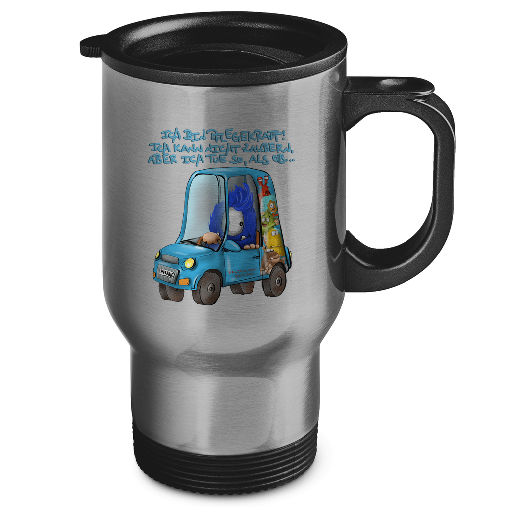 Edelstahl-Thermobecher Ich bin Pflegekraft! Ich kann nicht zaubern, aber ich tue…