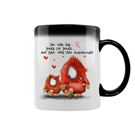 Zaubertasse Du und ich... Hand in Hand.. Auf den Weg ins Wunderland!