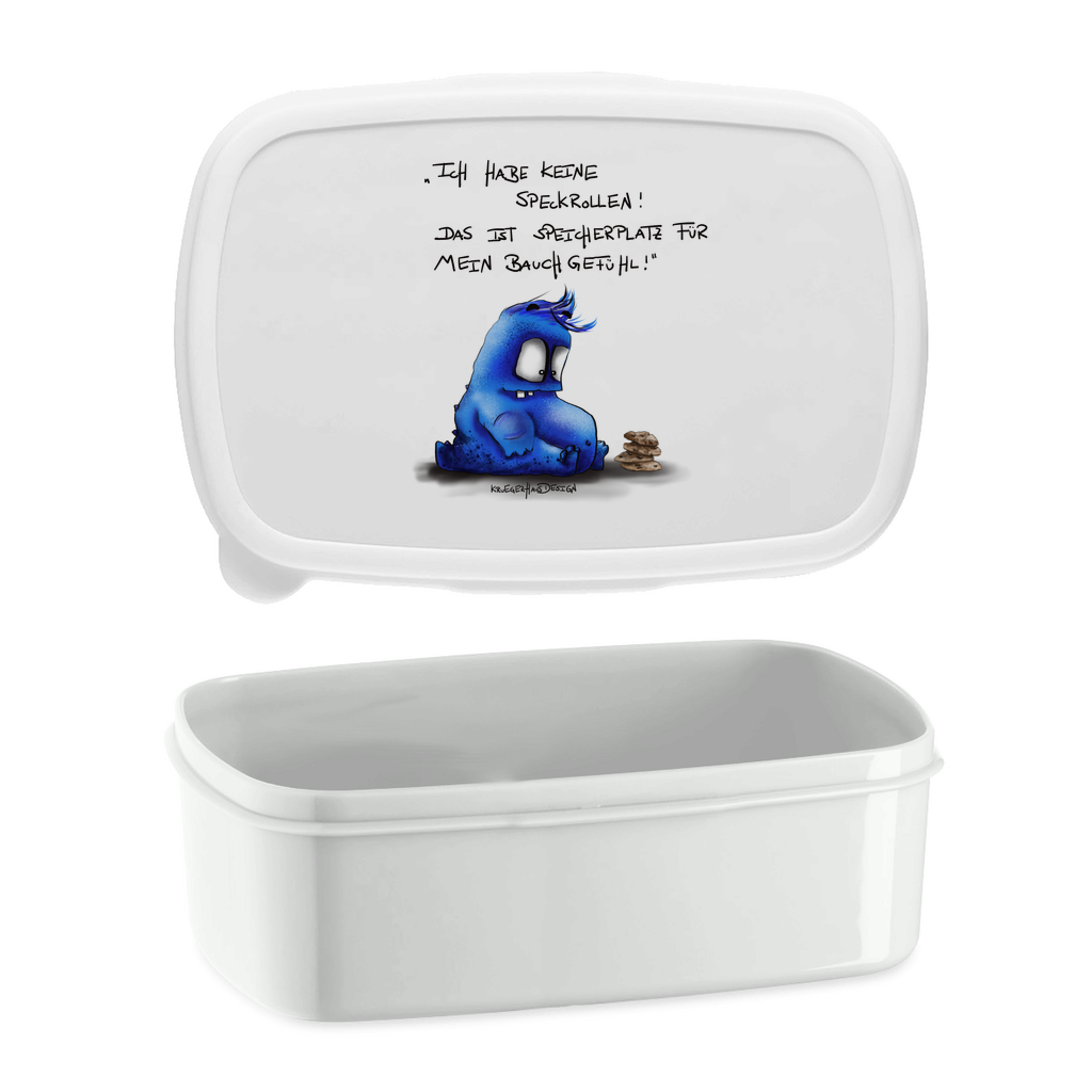 Lunchbox Ich habe keine Speckrollen! Das ist Speicherplatz für mein..