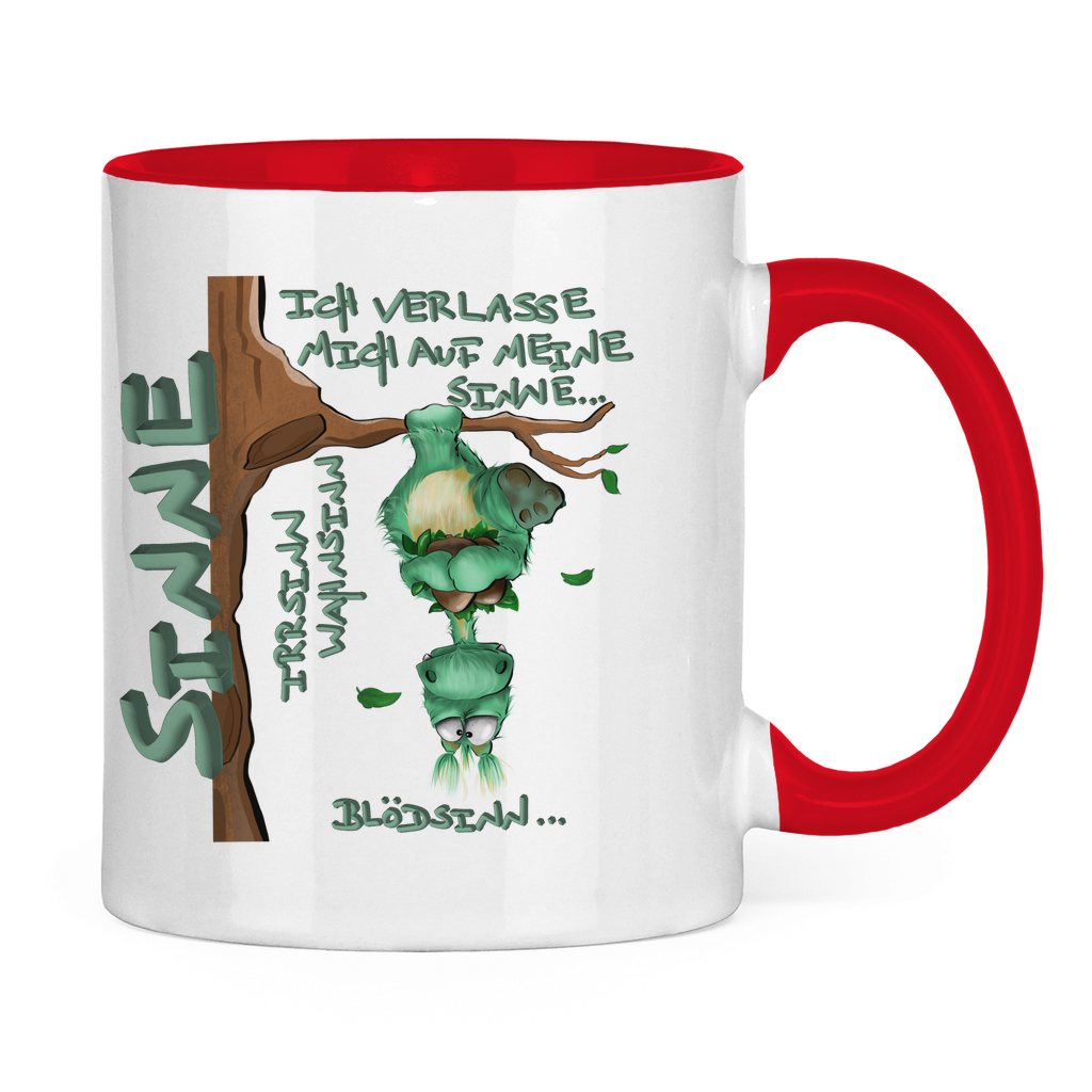 Tasse zweifarbig Sinne
