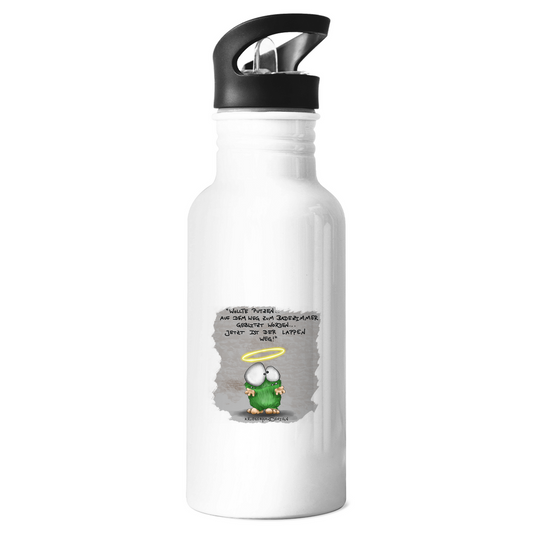 Edelstahl-Trinkflasche Wollte Putzen... auf dem Weg zum Badezimmer geblitzt...