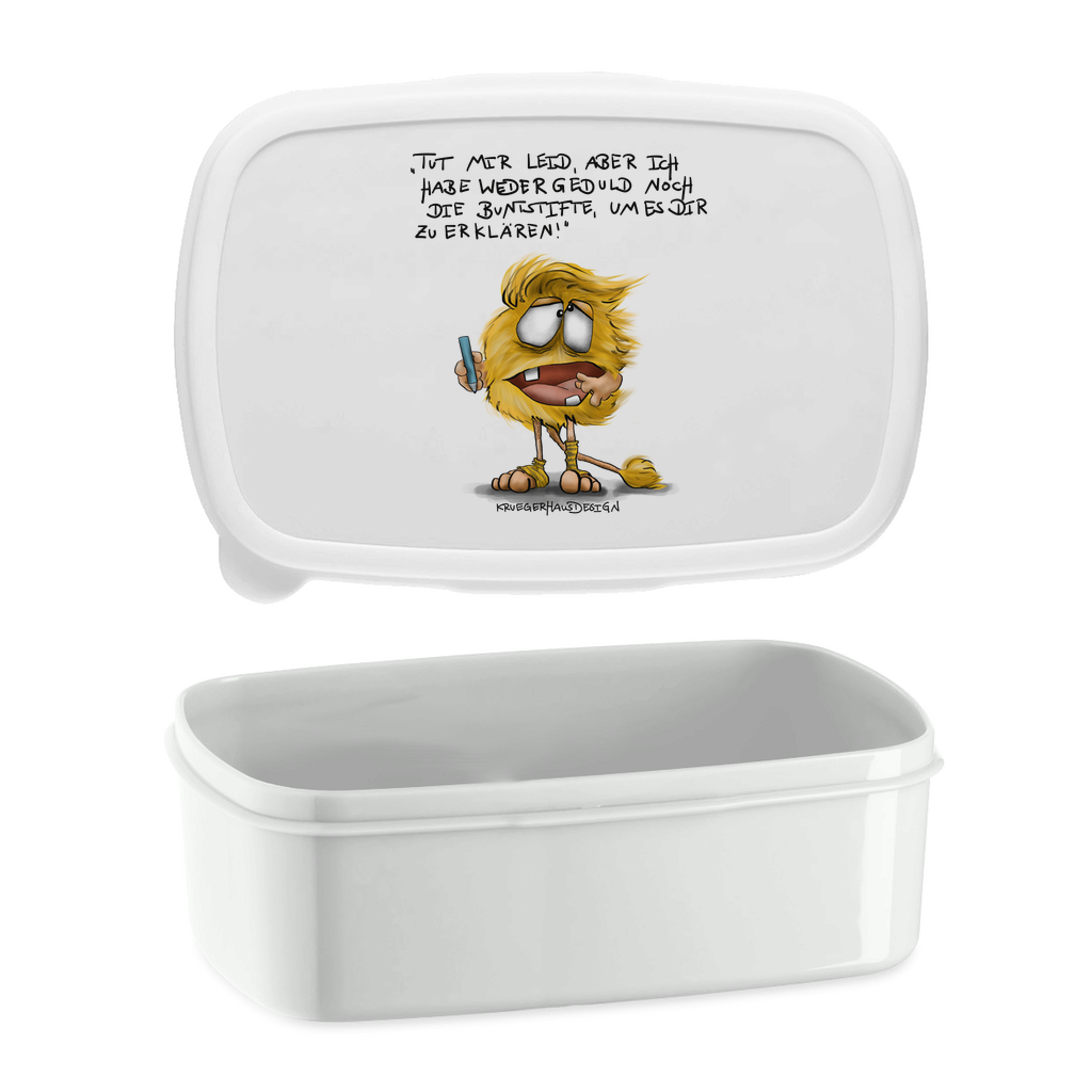 Lunchbox Tut mir leid, aber ich habe weder Geduld noch die Buntstifte
