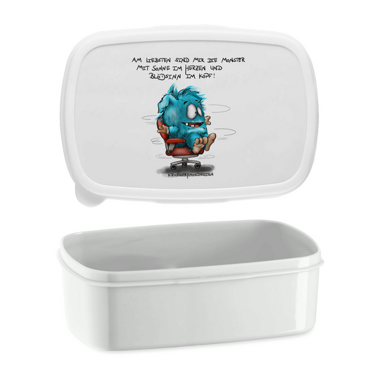 Lunchbox Am liebsten sind mir die Monster mit Sonne im Herzen und...