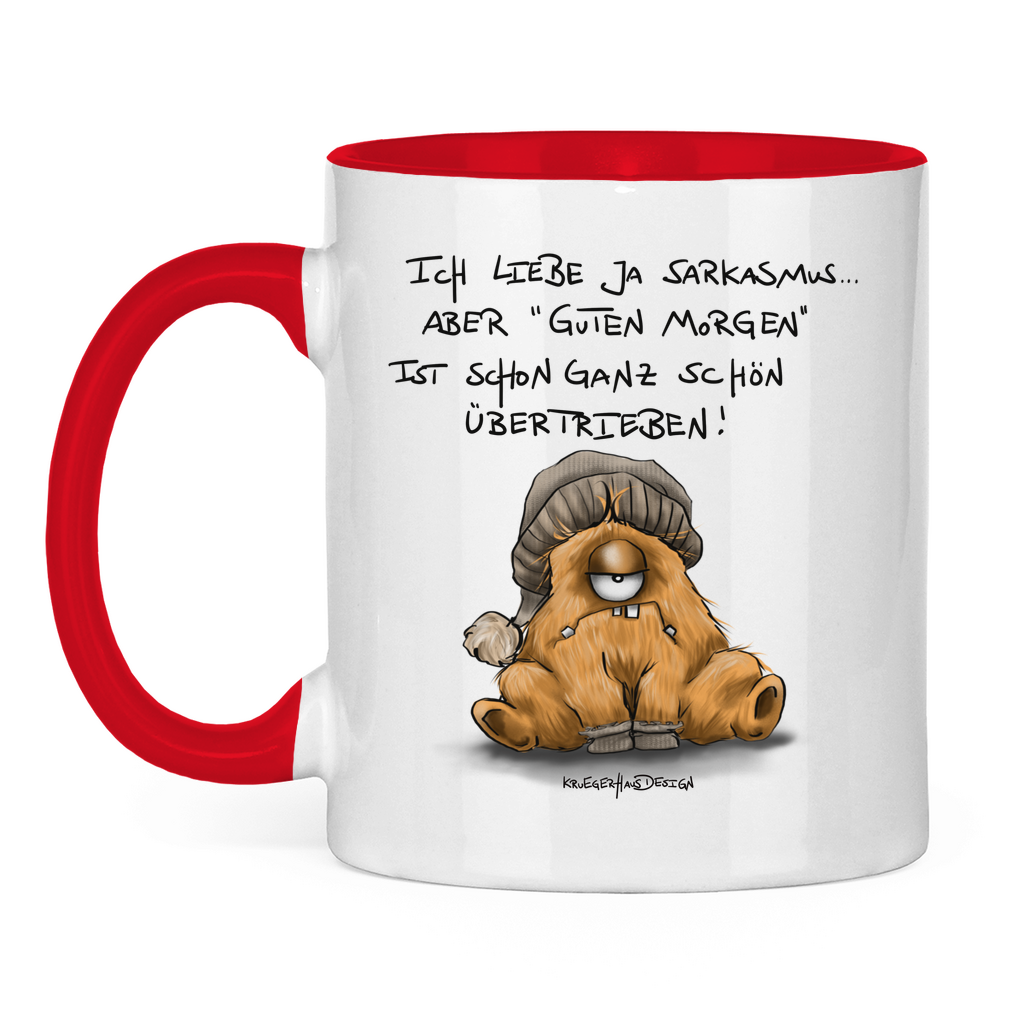 Tasse zweifarbig #Sarkasmus
