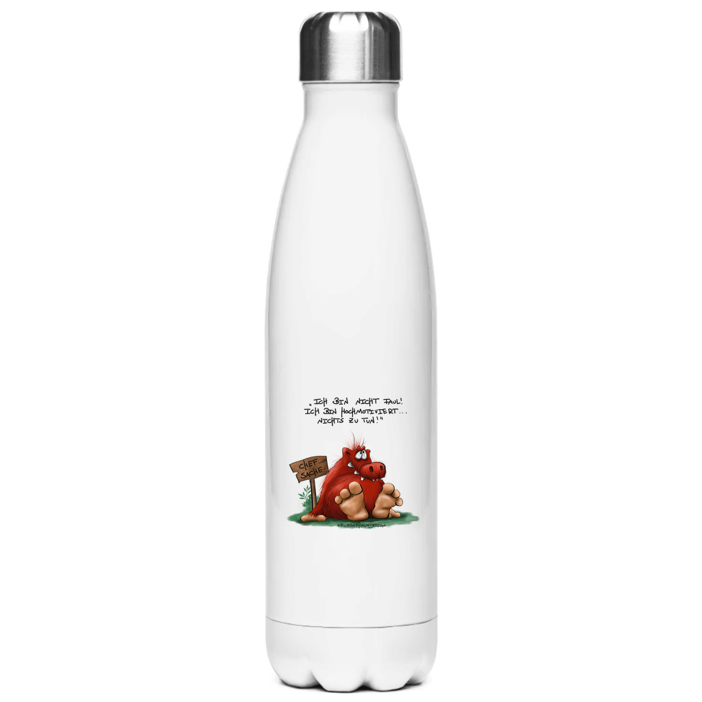 Edelstahl-Thermoflasche Ichbinnichtfaul