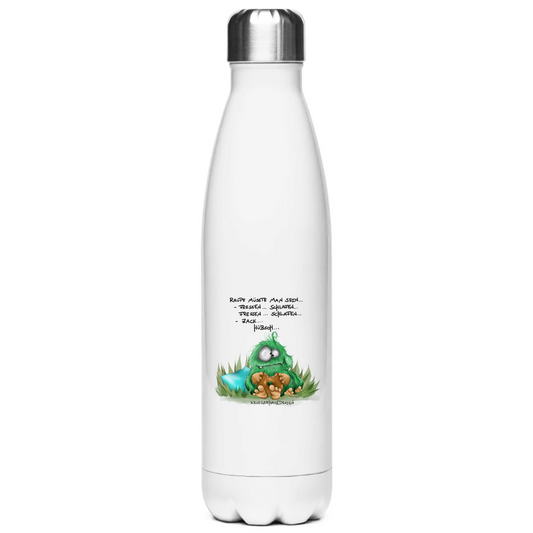 Edelstahl-Thermoflasche Raupe müsste man sein... Fressen.. Schlafen.. Zack... Hübsch