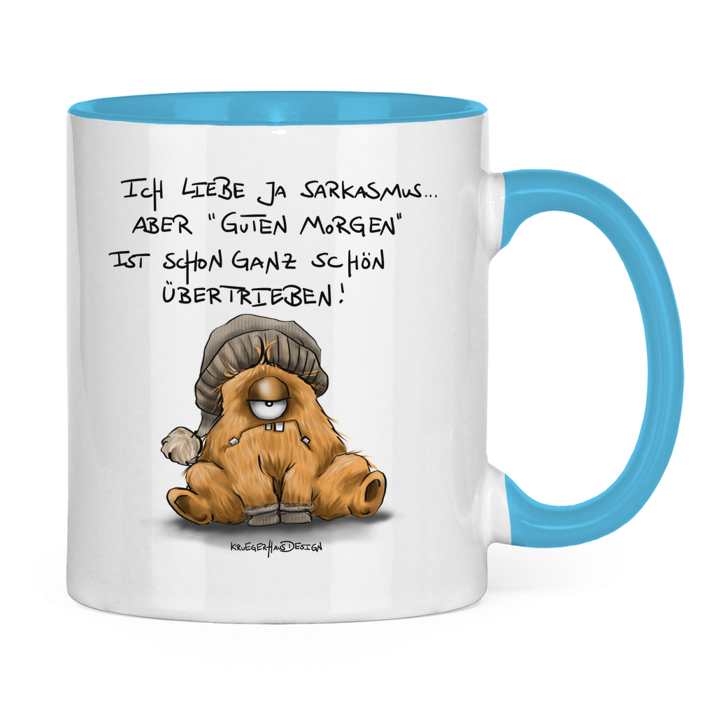 Tasse zweifarbig #Sarkasmus