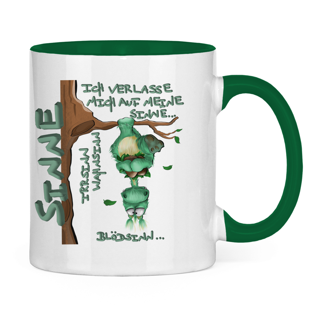 Tasse zweifarbig Sinne