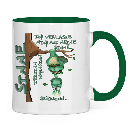 Tasse zweifarbig Sinne