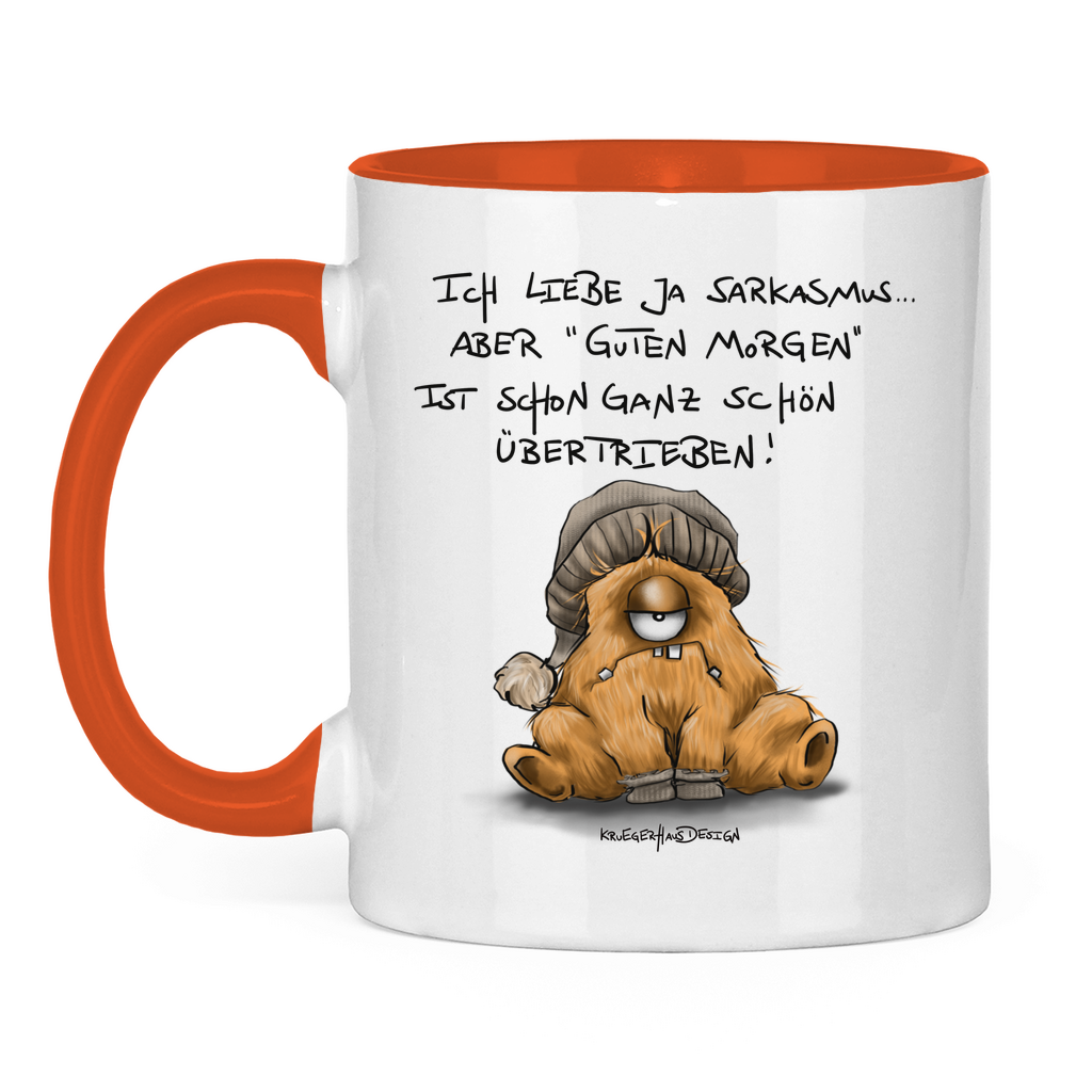 Tasse zweifarbig #Sarkasmus