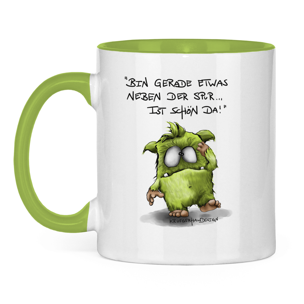 Tasse zweifarbig Bin gerade etwas neben der Spur... Ist schön da!