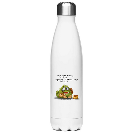 Edelstahl-Thermoflasche Ich bin mollig, na und... Schönheit braucht eben Platz!