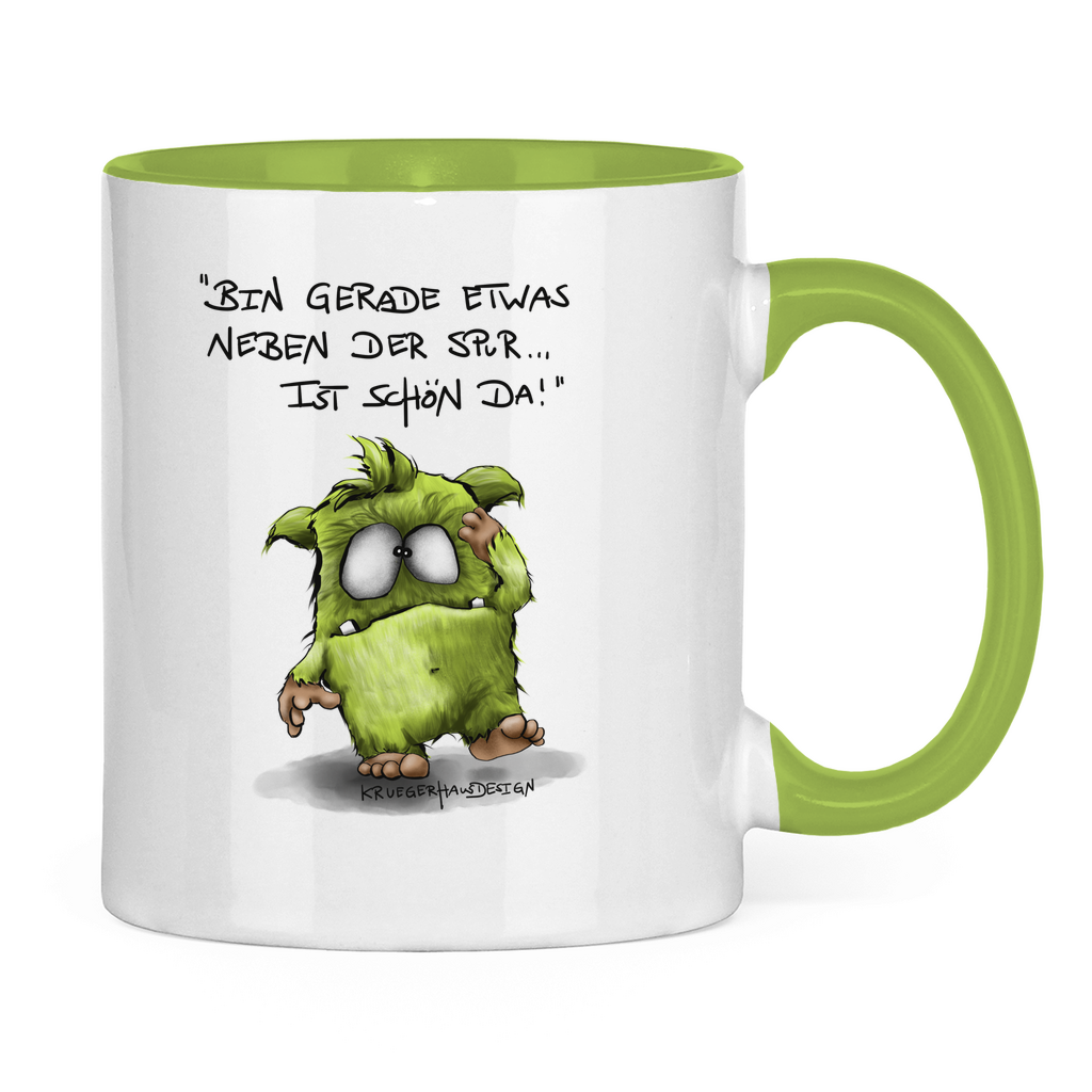Tasse zweifarbig Bin gerade etwas neben der Spur... Ist schön da!