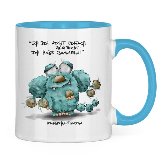 Tasse zweifarbig Bommeln