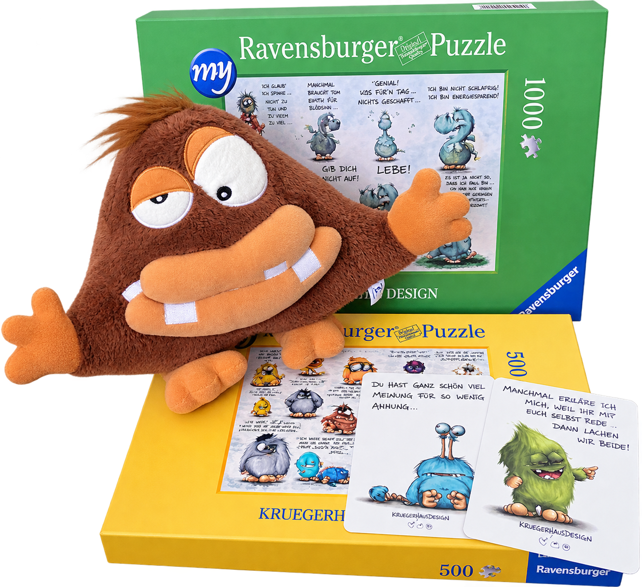 FINAL SALE | Hugo Puzzle-Bundle – Ravensburger Puzzle & Plüschmonster
