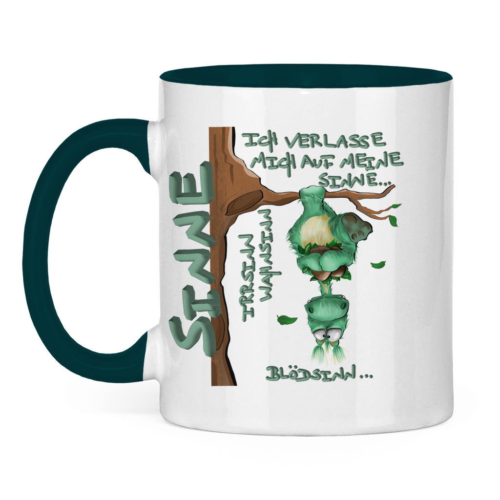 Tasse zweifarbig Sinne
