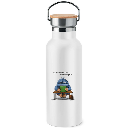 Edelstahl-Trinkflasche mit Bambusdeckel Kopiervorgang abgeschlossen