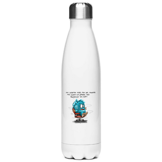 Edelstahl-Thermoflasche Am liebsten sind mir die Monster mit Sonne im Herzen und...