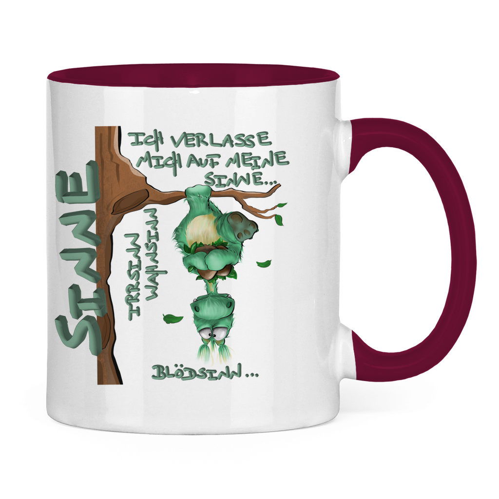 Tasse zweifarbig Sinne