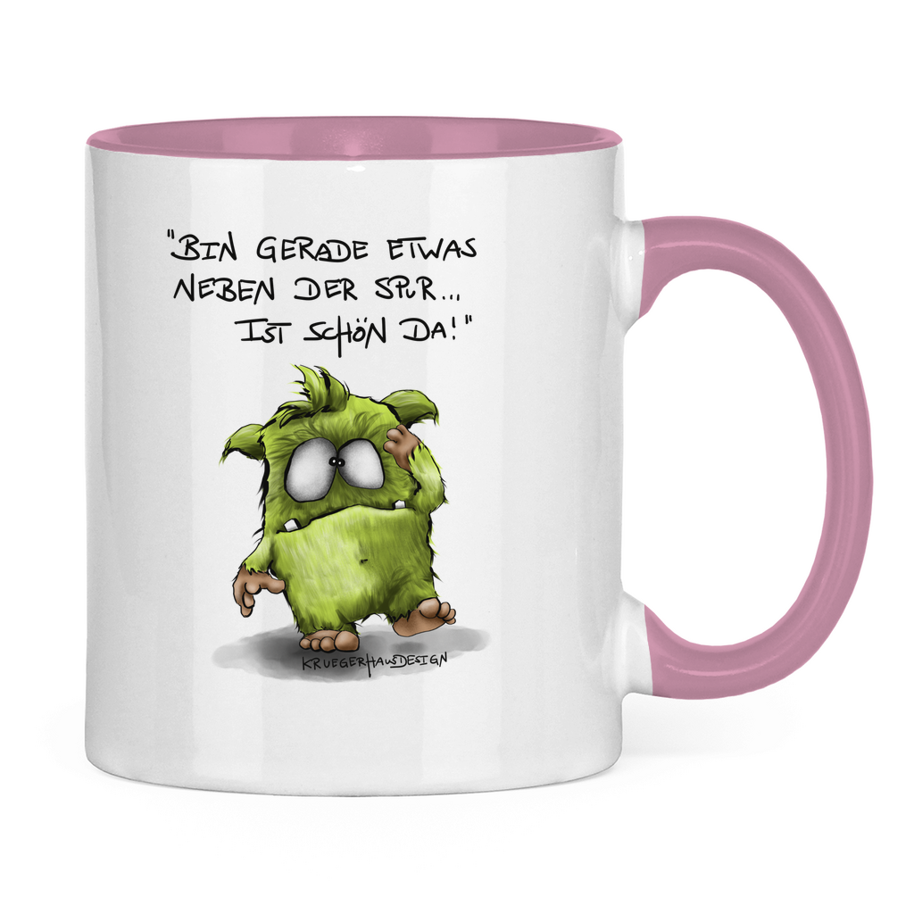 Tasse zweifarbig Bin gerade etwas neben der Spur... Ist schön da!