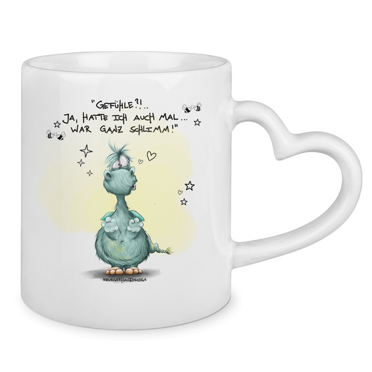 Tasse mit Herzhenkel Gefühle? Ja, hatte ich auch mal.. War ganz schlimm!