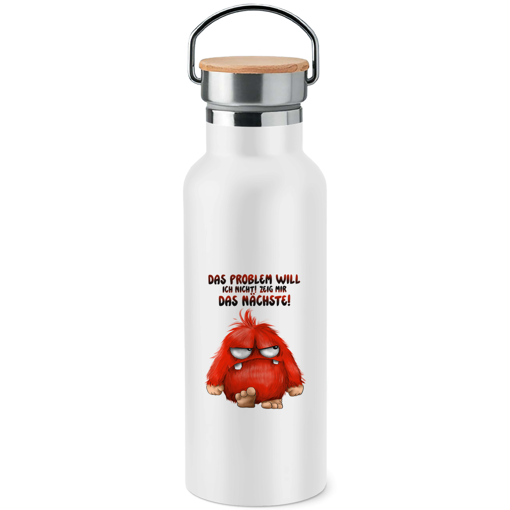 Edelstahl-Trinkflasche mit Bambusdeckel Das Problem will ich nicht! Zeig mir das nächste!