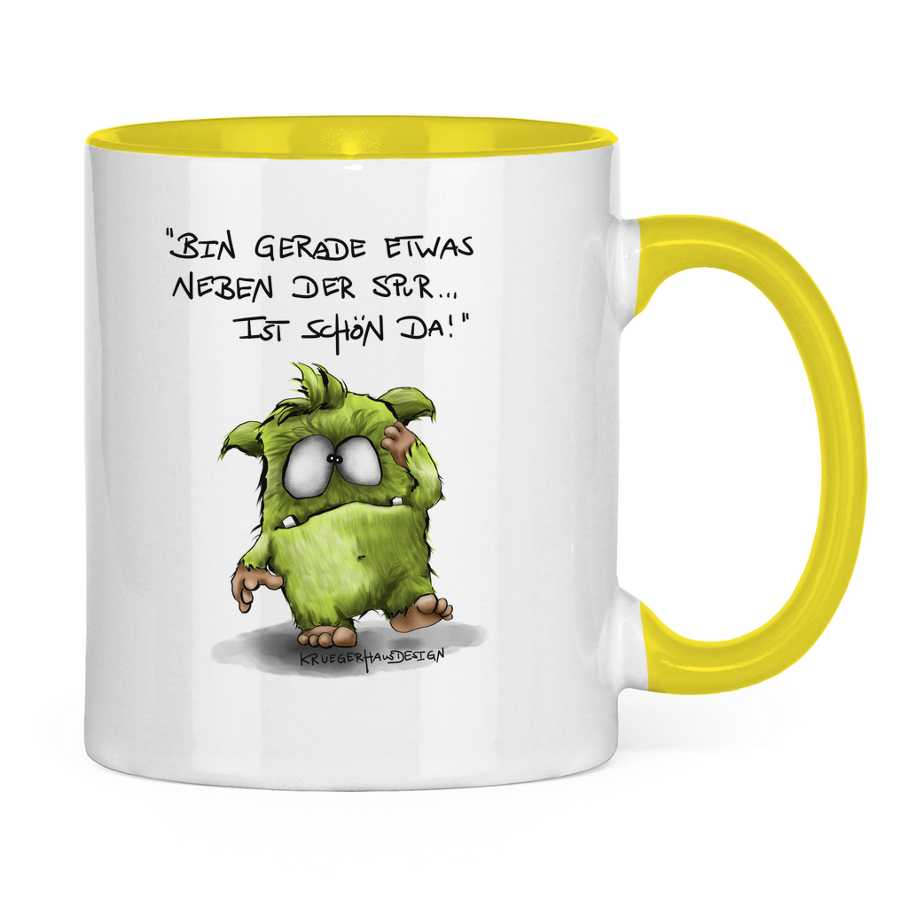 Tasse zweifarbig Bin gerade etwas neben der Spur... Ist schön da!