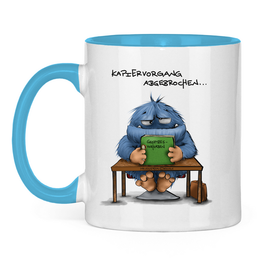 Tasse zweifarbig Kopiervorgang abgeschlossen